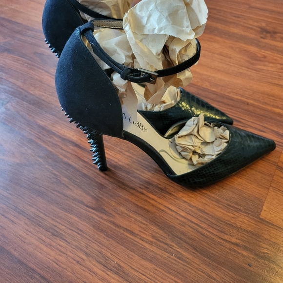 Sam & Libby Womens Spiked Stiletto Heels Ankle 9.5 - Picture 3 of 10